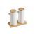 SET ACEITERA Y VINAGRERA TOKIO WHITE 400ML (SIM4136) - comprar online