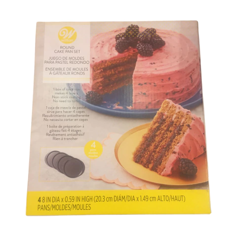 JUEGO MOLDE TORTA E LAYERS X 4UNID (WIL0188)