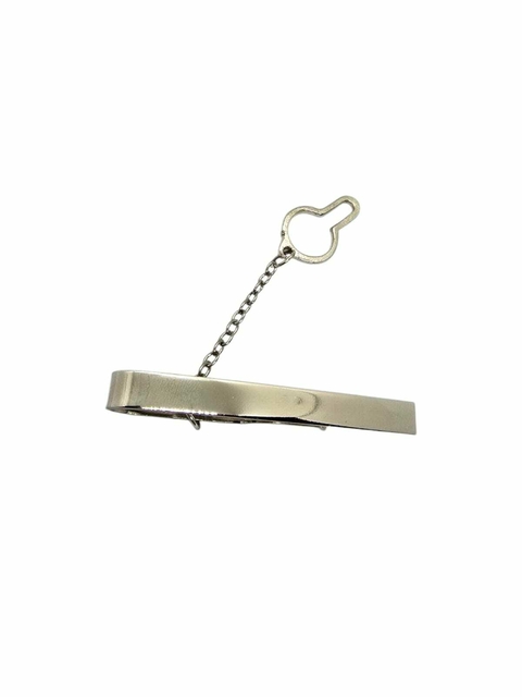 TRABA CORBATA LISO PLATEADO - comprar online