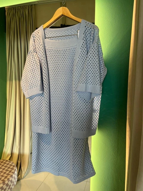 Conjunto Kimono - Baby Blue
