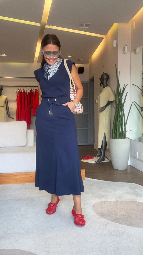 Conjunto Isadora - Azul Marinho