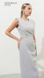 Vestido alfaiataria midi recorte - comprar online