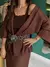 Conjunto kimono - Marrom