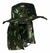 Chapeu de pesca camuflado