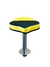 Banco selim para barco com pedestal inox