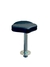 Banco selim para barco com pedestal inox