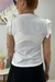Blusinha Sara com manga Branca - comprar online