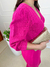 Conjunto Eloise, saia e blusa Rosa transpassada na internet