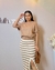 Conjunto Clara com blusa e saia listrada - comprar online