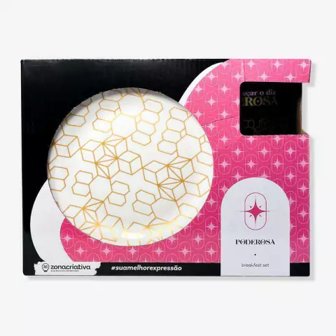 Kit Café da Manhã com 3 peças Poderosa | ZonaCriativa