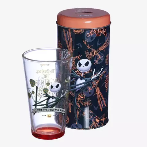Copo 500ml com Lata Cofre Jack Skelington | Disney