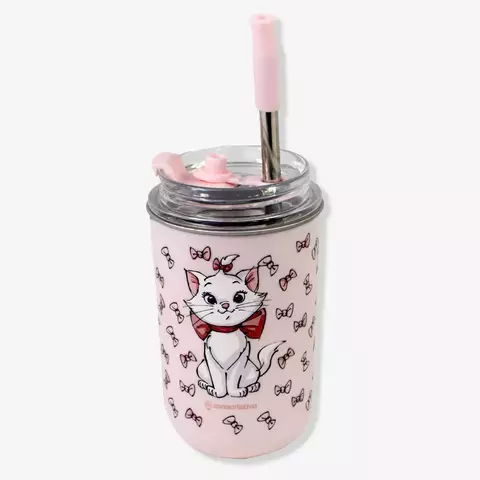 Copo Neo com Canudo 300ml Marie | Disney