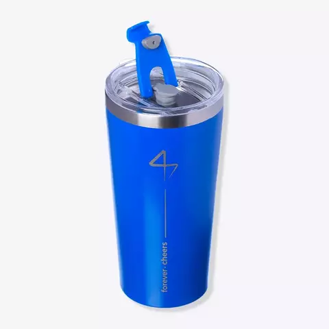 Copo Viagem Thermal 500ml Forever Cheers Azul | ZonaCriativa