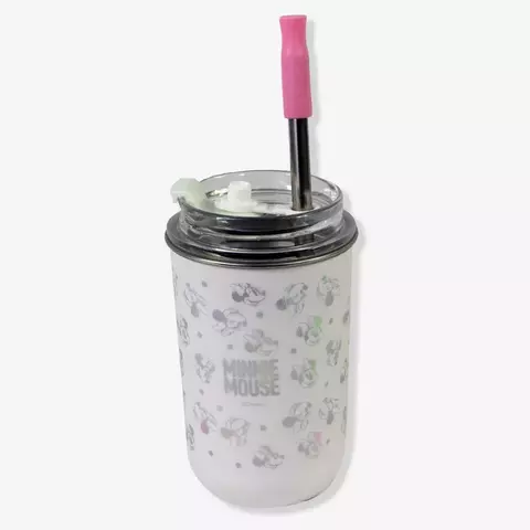 Copo Neo com Canudo 300ml Minnie Mouse | Disney