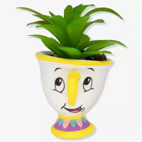 Mini Vaso Decorativo Zip A Bela e a Fera | Disney