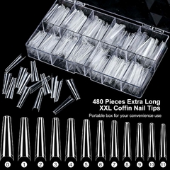 UÑAS CAJA X100 LARGAS - GRUPO XPRESS