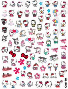 STICKER COD 19 - HELLO KITTY en internet