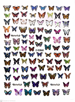 STICKER ZD3860 - MARIPOSAS VISOS - comprar online