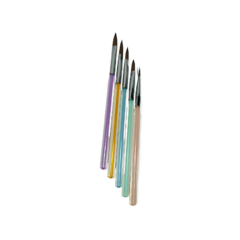 PINCEL ACRILICO COLOR PASTEL X5