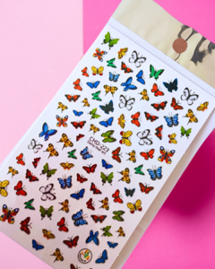 STICKER CHD223 - MARIPOSAS DE COLORES