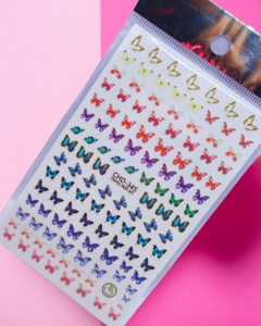STICKER CHD345 - MARIPOSAS DE COLORES