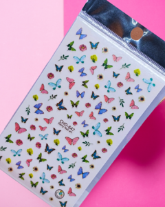 STICKER CHD647 - MARIPOSAS COLOR PASTEL