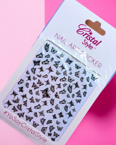 STICKER T205 - MARIPOSAS NEGRAS