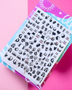 STICKER COD 47 - GATOS NEGROS - comprar online