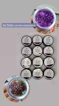 GEL SOLIDO CON INCRUSTACIONES - tienda online