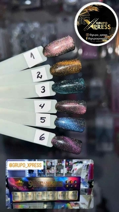 ESMALTE OJO DE GATO HOLOGRAFICO X6 M&Y - comprar online