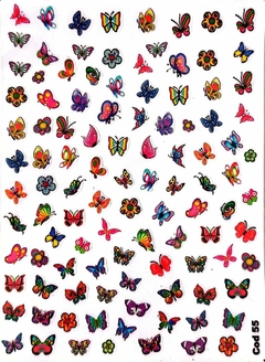 STICKER COD 55 - MARIPOSAS DE COLORES - comprar online