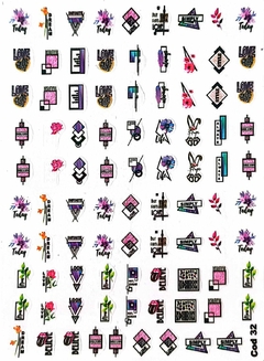 STICKER COD 32 - ABSTRACTO - comprar online