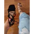 Sandalia Feminina Slide Rasteira Amarração Sem Salto Confortavel - comprar online