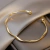 Pulseira de Moda Simples Torcida em Alta Qualidade
