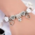 Pulseira Prateada Estilo Feminina - Perfeito Presente no Estilo Pandora e Vivara - loja online