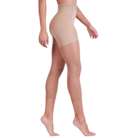Meia Calça Corsário UP-LINE Loba Com Elastano Diminui e Modela a Cintura Fio 20