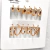 6 Pares De Brincos Banhado a Ouro 18k Ou Prata 925