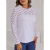 Camisa Manga Longa Lisa Estampa Folha