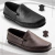 Sapato Mocassim Masculino Couro Legítimo Sapatilha Confortável Anti Stress