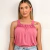 Blusa Regata Feminina Com Detalhe Franzido - comprar online