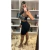 Vestido Curto Justo Manga Única Tubinho Malha com Bojo - comprar online