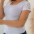 Blusa Feminina Renda Tshirt Detalhe De Renda Na Manga