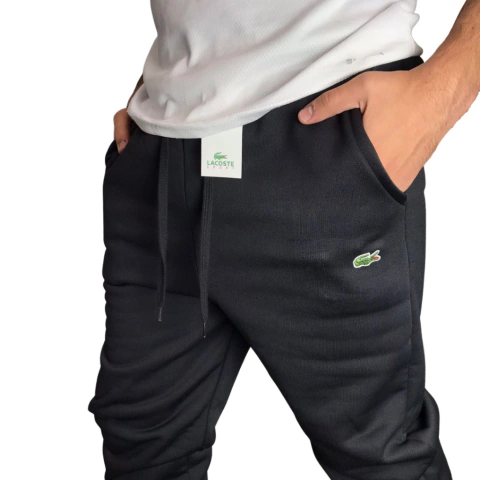 Calça Moletom Flanelado Grosso Barra Reta Jogger