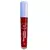 Gloss labial hidratante vermelho em embalagem transparente com tampa branca