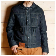 Imagen de ACCESORIOS - Fuel Greasy Jacket Chaqueta Cafe Racer Moto con Protecciones Talla XL