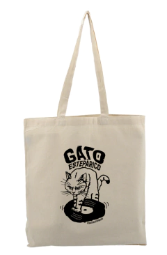 BOLSA DE TELA BEIGE - Totebag 42X38 cm