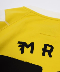 ACCESORIOS - Polera Moto Cafe Racer Motocross Maria Legion Sweatshirt / Yellow - Talla M - Gato Estepárico Vinilos y Accesorios