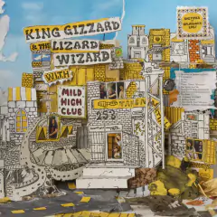 KING GIZZARD AND THE LIZARD WIZARD WHIT MILD HIGH CLUB - Sketches Of Brunswick East Vinilo Splatter Yellow & Blue LP