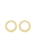 Brinco Argola Frontal Torcido Cravejado - comprar online