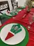 Kit Mesa Posta 19 peças Natal Verde e Vermelho